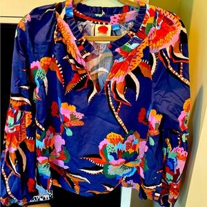 Farm Rio Helena peasant blouse M